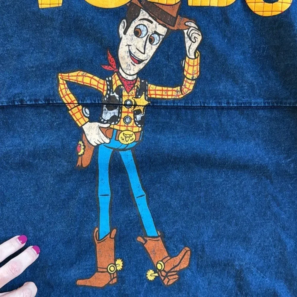 Sheriff Woody Disney Pixar Toy Story Adult Spirit Jersey Oversized Size Small - Picture 9 of 14